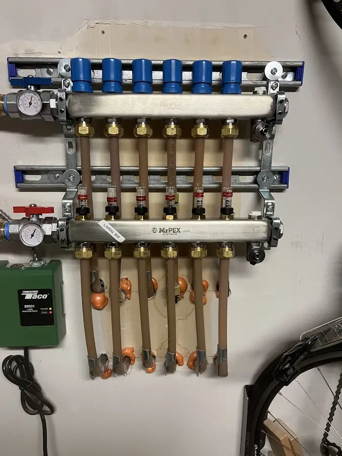 Plumber performing Gas Leak Detection at a residential property in Altoona